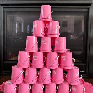 Pink Mini Buckets for Parties 10